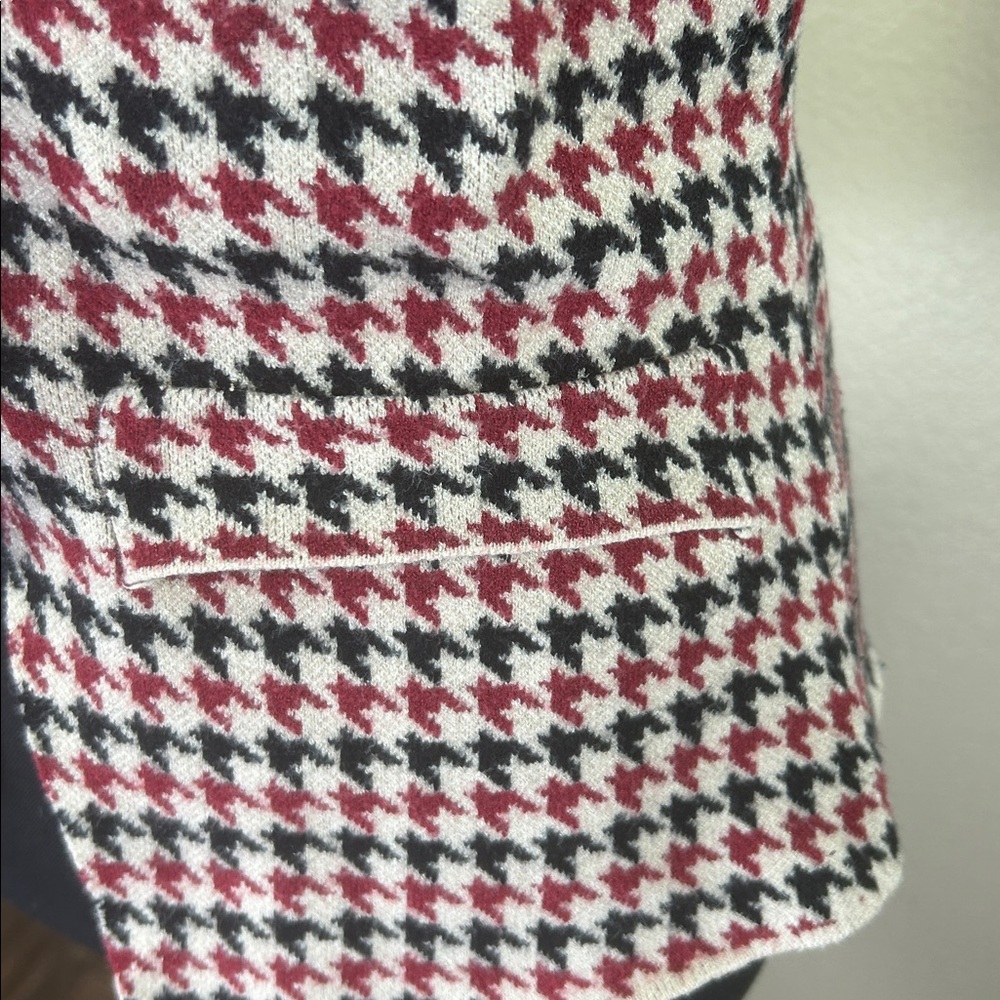 Stylish Houndstooth Strapless Top - image 2